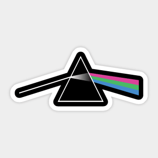 Polysexual Pride Prism Sticker